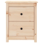 Comodino 50x35x61,5 cm in Legno Massello di Pino