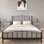 Comodini 2 pz Grigio Sonoma 40x35x70 cm