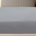 Lenzuola con Angoli Jersey 2pz Grigio 100x200 cm Cotone