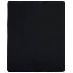 Lenzuola con Angoli Jersey 2pz Nero 140x200 cm Cotone