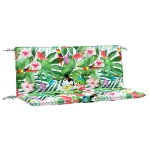 Cuscini Panca da Giardino 2pz Multicolore 120x50x7cm in Tessuto