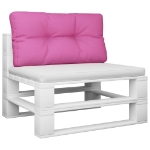 Cuscino per Pallet Rosa 80x40x12 cm in Tessuto