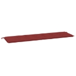 Cuscino per Panca Rosso Vino 180x50x3 cm in Tessuto Oxford