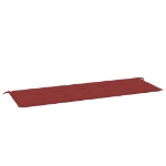 Cuscino per Panca Rosso Vino 150x50x3 cm in Tessuto Oxford