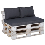 Madison Set Cuscino per Pallet Panama Grigio