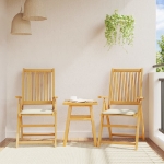 Imbottitura per Seduta Giardino 2pz Crema 45x45x2 cm Quadrata