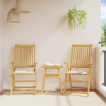 Imbottitura per Seduta Giardino 6pz Crema 45x45x2 cm Quadrata