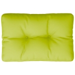 Cuscino per Pallet Verde Brillante 50x40x12 cm in Tessuto