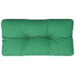 Cuscino per Pallet Verde 70x40x12 cm in Tessuto