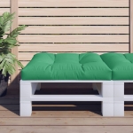 Cuscino per Pallet Verde 70x70x12 cm in Tessuto