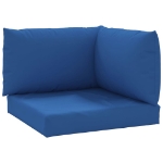 Cuscini per Pallet 3 pz Blu in Tessuto Oxford