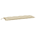 Cuscini Panca da Giardino 2pz Beige 150x50x7 cm Tessuto Oxford