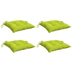 Cuscini per Pallet 4 pz Verde Chiaro 50x50x7 cm Tessuto Oxford