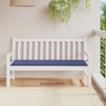 Cuscino Panca da Giardino Blu Marino 150x50x3 cm Tessuto Oxford