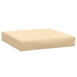 Cuscino per Pallet Beige Mélange 60x60x10 cm in Tessuto