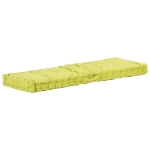 Cuscino per Pallet e Pavimento in Cotone 120x40x7 cm Verde