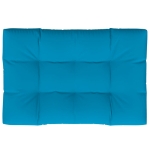 Cuscino per Pallet Blu 120x80x12 cm in Tessuto