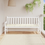 Cuscino per Panca Bianco Crema 180x50x7 cm in Tessuto Oxford