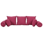 Set di Cuscini 7 pz in Tessuto Rosa