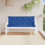 Cuscini per Panca 2 pz Blu 150x50x7 cm in Tessuto Oxford