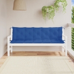 Cuscini per Panca 2 pz Blu 180x50x7 cm in Tessuto Oxford