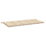 Cuscino per Panca Beige 120x50x3 cm in Tessuto Oxford