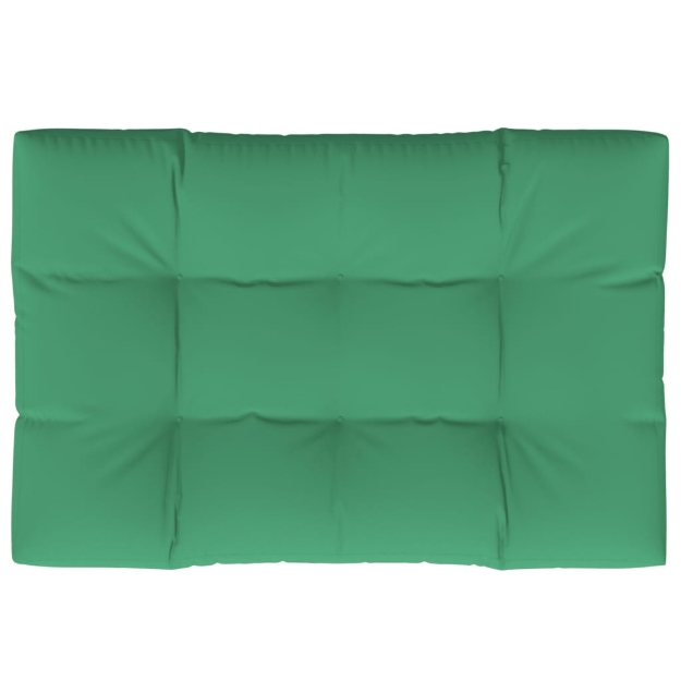 Cuscino per Pallet Verde 120x80x12 cm in Tessuto