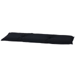 Madison Cuscino per Panche Panama 150x48 cm Nero