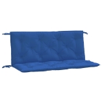 Cuscini per Panca 2 pz Blu 120x50x7 cm in Tessuto Oxford