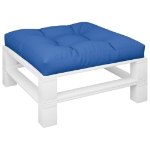 Cuscino per Pallet Blu Reale 80x80x12 cm in Tessuto