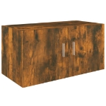 Armadietto da Parete Rovere Fumo 80x39x40 cm Legno Multistrato