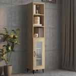 Mobile Pensile Rovere Sonoma 34,5x32,5x90 cm Legno Multistrato