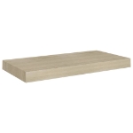 Scaffali a Parete 2 pz Rovere 50x23x3,8 cm in MDF