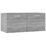 Mobile Parete Grigio Sonoma 80x35x36,5 cm in Legno Multistrato