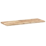 Ripiano a Parete 80x30x2 cm Legno Massello Acacia Non Trattato