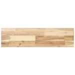 Ripiano a Parete 80x20x4 cm Legno Massello Acacia Non Trattato