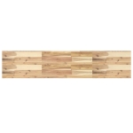 Ripiano a Parete 140x30x4 cm Legno Massello Acacia Non Trattato