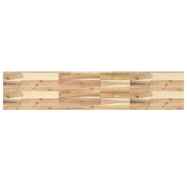 Ripiano a Parete 140x30x4 cm Legno Massello Acacia Non Trattato