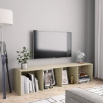 Libreria/Mobile TV Rovere Sonoma 143x30x36 cm