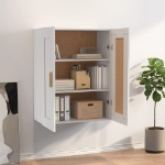 Mobile a Parete Bianco 69,5x32,5x90 cm in Legno Multistrato