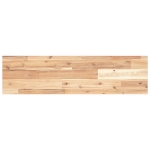 Ripiano a Parete 80x20x2 cm Legno Massello Acacia Non Trattato