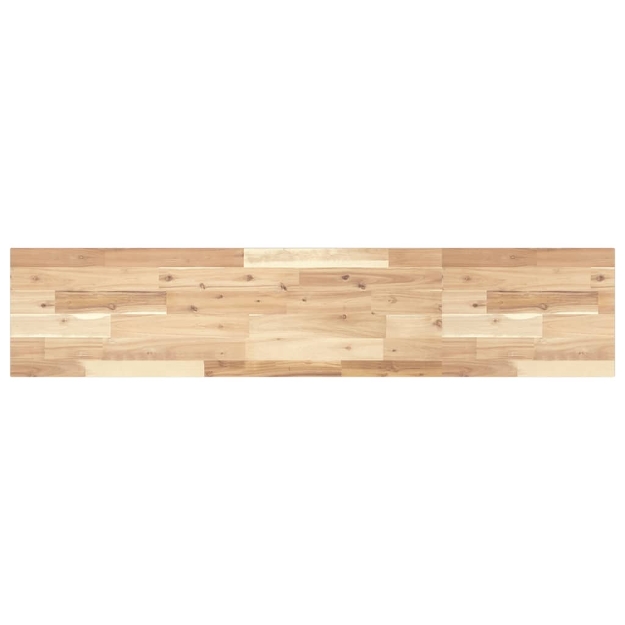 Ripiano a Parete 140x30x2 cm Legno Massello Acacia Non Trattato