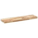 Mensole da Parete 2 pz 80x20x4 cm Legno Acacia Non Trattato