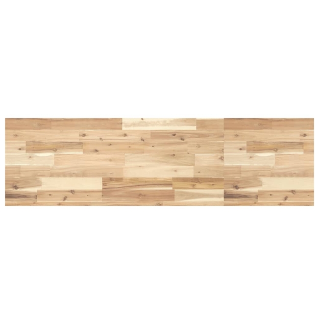 Ripiano a Parete 160x40x4 cm Legno Massello Acacia Non Trattato