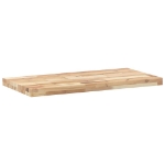 Ripiano a Parete 100x40x4 cm Legno Massello Acacia Non Trattato