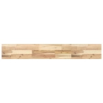 Ripiano a Parete 160x20x4 cm Legno Massello Acacia Non Trattato