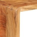 Set Mensole Cubiche da Parete 3 pz in Legno Massello di Acacia