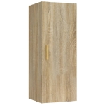 Armadietto a Muro Rovere Sonoma 34,5x34x90 cm Legno Multistrato