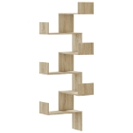 Scaffale Angolare a Muro Sonoma 45x45x147 cm Legno Multistrato