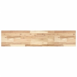 Ripiano a Parete 120x30x2 cm Legno Massello Acacia Non Trattato